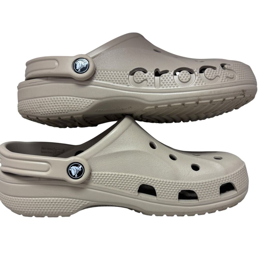 Preloved Crocs Baya Clog Lightweight Casual Size Mens 6, Womens 8 Cobblestone